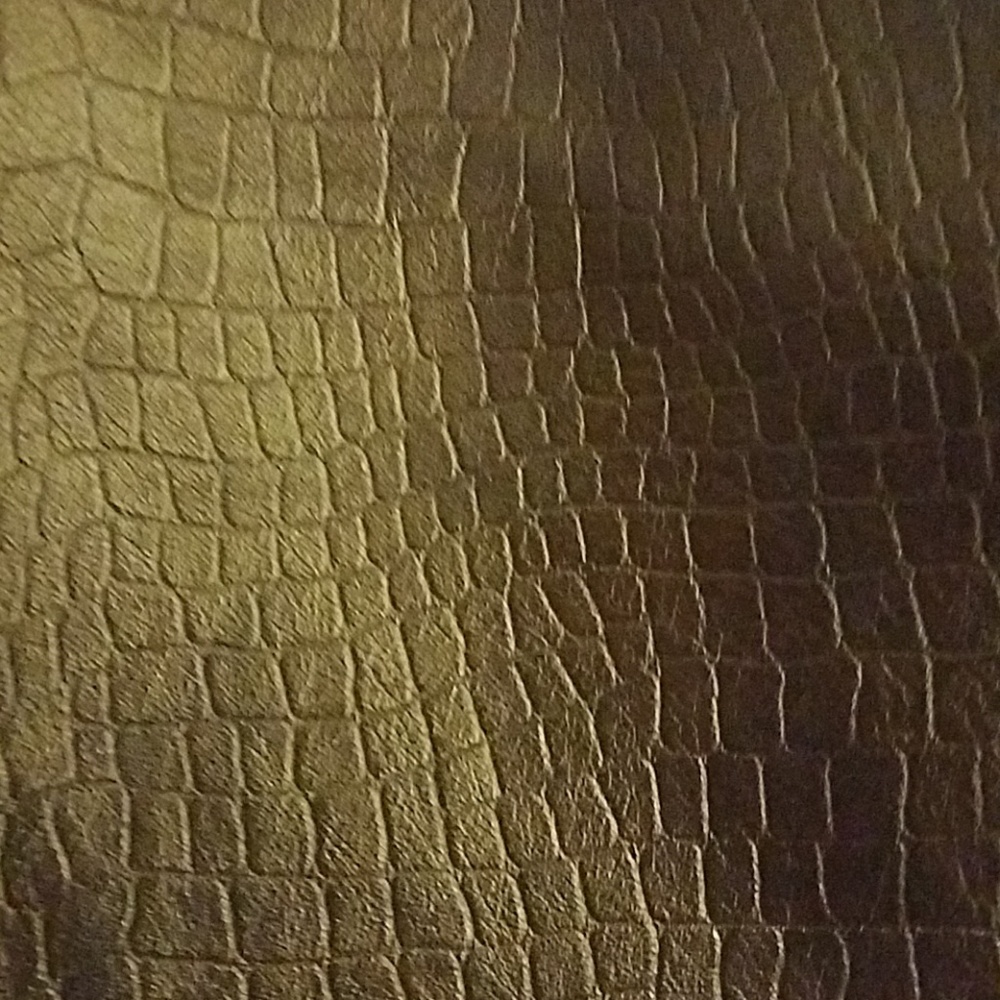 Old Navy brown reptile print leather skirt EUC - Picture 2 of 5